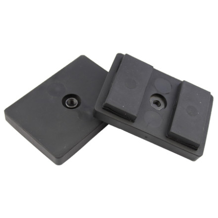 Protego Gummimagnet - rektangulÃ¦r - magnetblok - 1 gevind